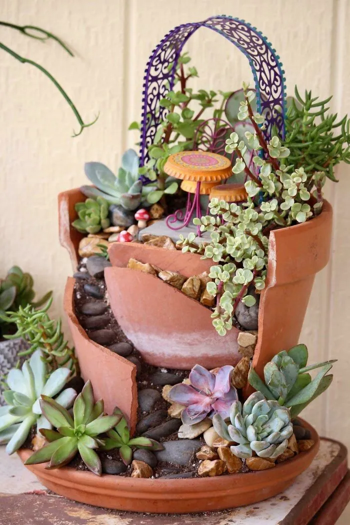 My Weekend Project Was Making Use Of A Broken Pot