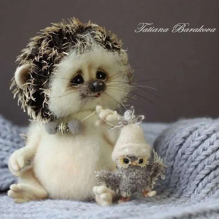 This Artist Makes Felted Wool Animals Through Needle Felting (21 New Pics)