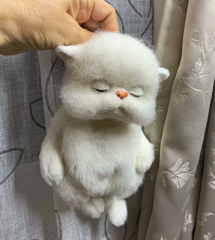 This Artist Makes Felted Wool Animals Through Needle Felting (21 New Pics)