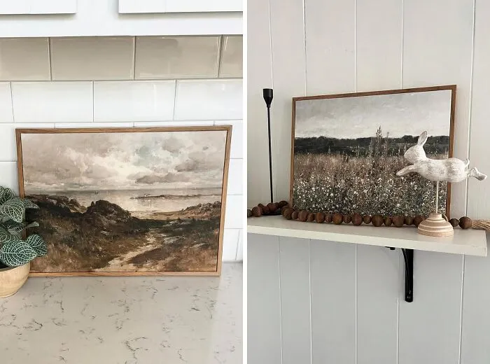 Decor Rule #245: Rreaplce All 'Live, Laugh, Love' Art With More Sophisticated<span Style="Font:inherit;color:#d74b1f;"> Framed Canvas Wall Art Pieces</Span>