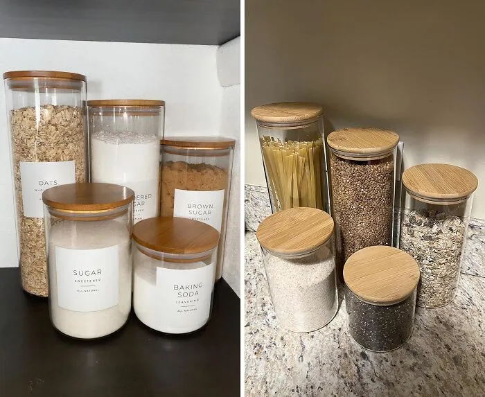 This <span Style="Font:inherit;color:#d74b1f;"> Glass Food Storage Containers Set </Span> Is A Staple In Any Tasteful Kitchen