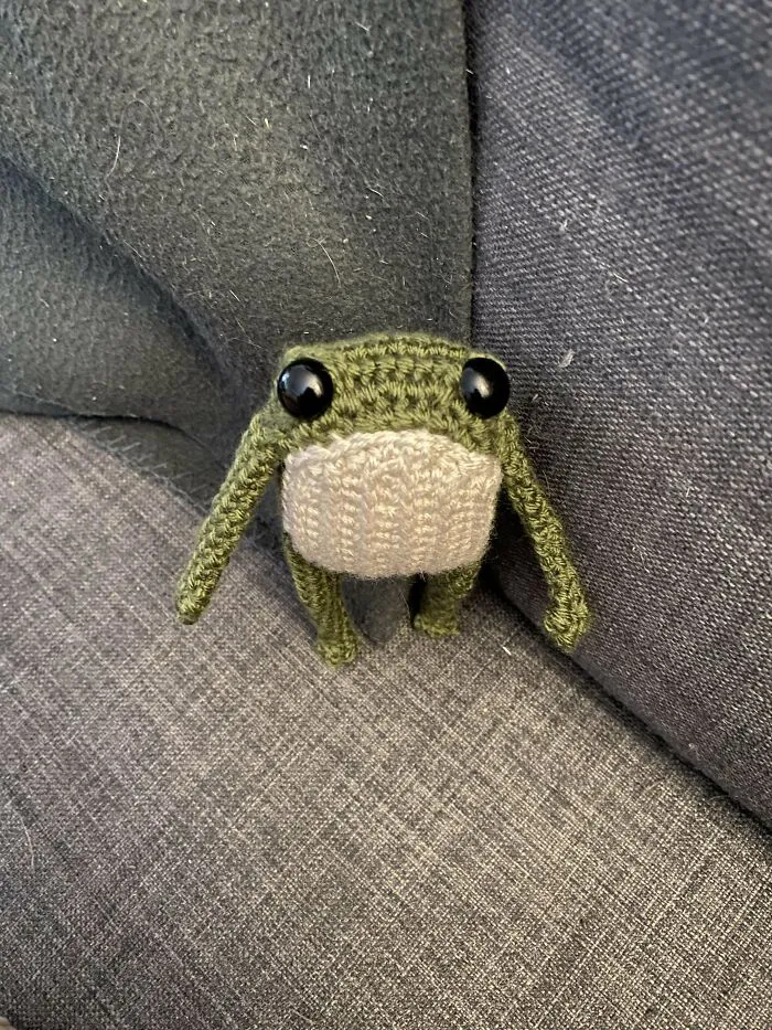 I Was Inspired By Someone’s Knitted Frog
