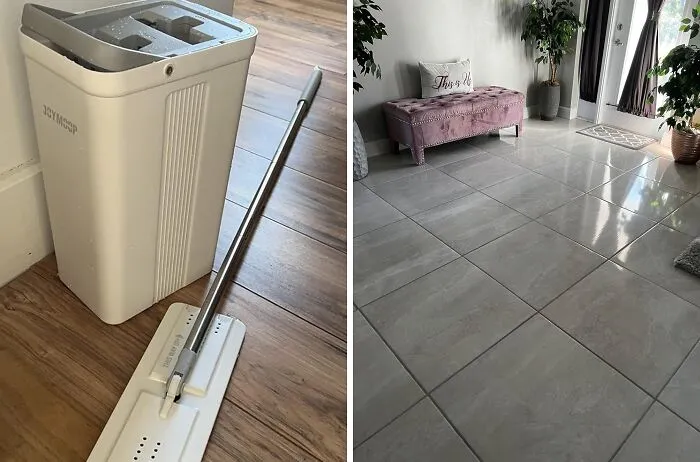  Avoid Getting Your Hands Dirty With This <span Style="Font:inherit;color:#d74b1f;"> Mop And Bucket With Wringer Set  </Span>