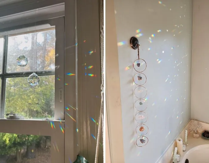 Hang A <a Style="Display:inline;" Href="Https://Www.amazon.com/Gp/Product/B01m0nrrph?&linkcode=ll1&tag=bpfish-20&linkid=c4e448c54ab013850081ce68c6f93a52&language=en_us&ref_=as_li_ss_tl" Target="_blank"><span Style="Font:inherit;color:#d74b1f;"> Crystal Ball Suncatcher</Span> In Front Of Your Window To Always Feel Like You Live In A Fantasy