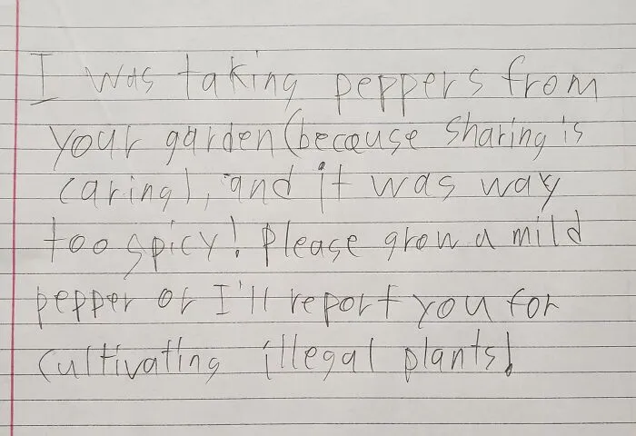 Came Home And This Note Was Taped To My Door. Time To Install Security Cameras, I Guess