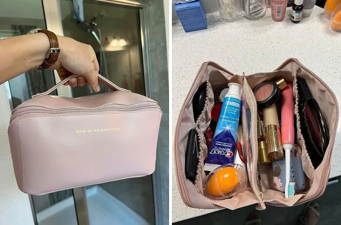 A Sturdy <span Style="Font:inherit;color:#d74b1f;"> Travel Makeup Bag </Span> Is A Must If You Are Racking Up Those Frequiet Flyer Miles 