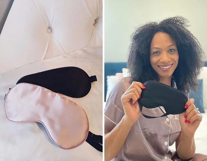 A <span Style="Font:inherit;color:#d74b1f;"> Pure Silk Sleeping Mask </Span> Will Have You Feeling Like Sleeping Beauty, Minus The 100-Year Coma