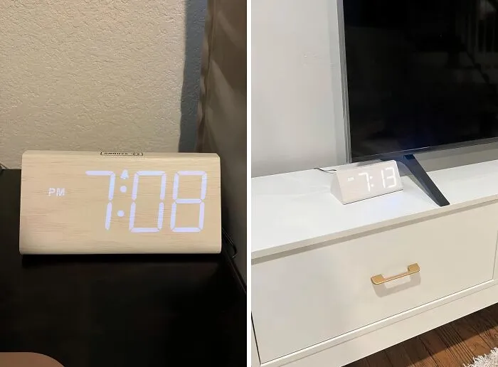 Most Digital Clocks Are An Eye-Sore But This Sleek <span Style="Font:inherit;color:#d74b1f;"> Wooden Alarm Clock </Span> Will Keep You On-Time And On-Trend