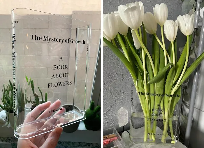 Watch Your Space Blossom Into Something Beautiful With This <span Style="Font:inherit;color:#d74b1f;"> Bookend Flowers Vase </Span>