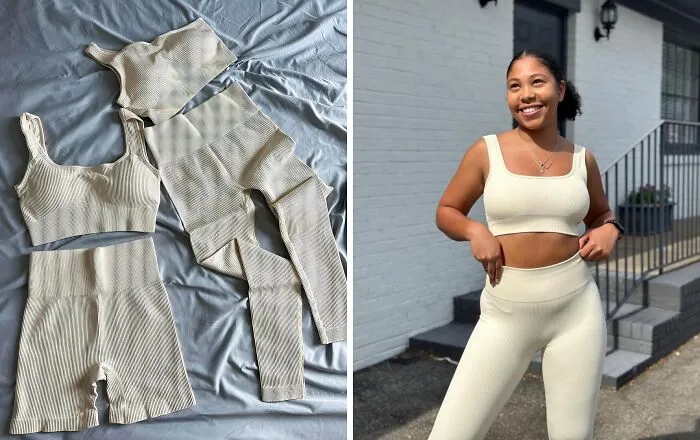 This <span Style="Font:inherit;color:#d74b1f;"> 4-Piece Activewear Set</Span> Would Be The Wardobe Of Choice For Sporty Spice Today