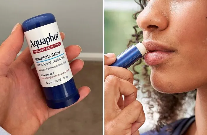 Dry Airplane Lips Are No Match For This <span Style="Font:inherit;color:#d74b1f;"> Aquaphor Lip Repair Stick </Span>