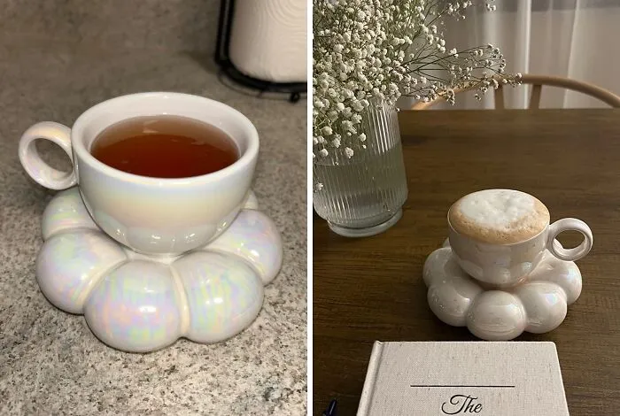 Add Some Magic To Tea-Time With This Whimsical <span Style="Font:inherit;color:#d74b1f;"> Ceramic Tea Cup And Saucer Set </Span>