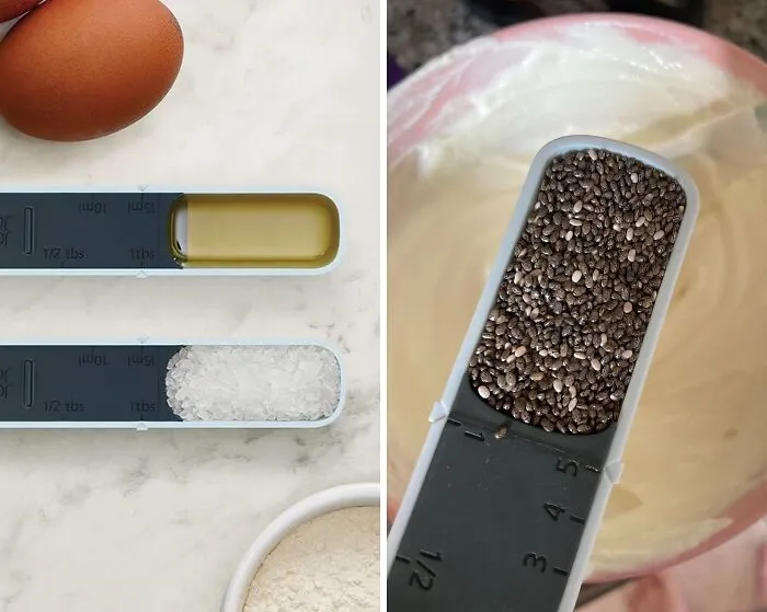 One <span Style="Font:inherit;color:#d74b1f;"> Adjustable Measuring Spoon </Span> Does The Job Of A Dozen Others