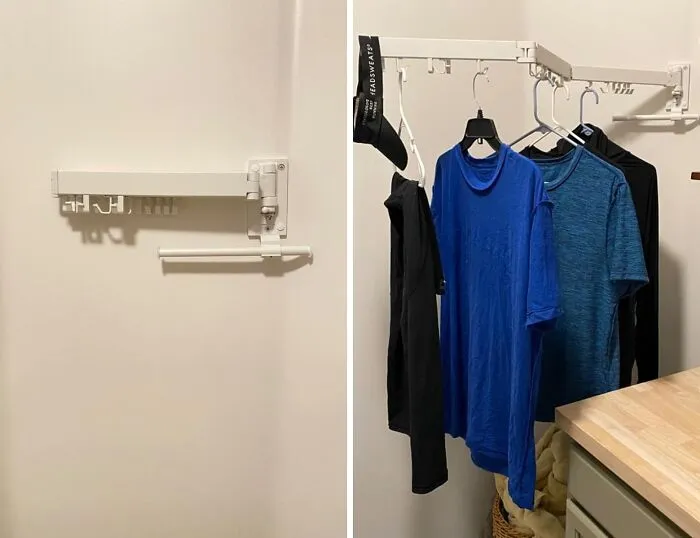How Has No One Thougth Of A <span Style="Font:inherit;color:#d74b1f;"> Wall Mounted Drying Rack </Span> Before?