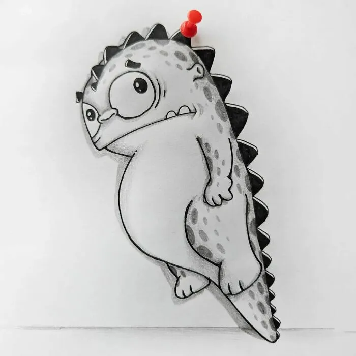 Drogo’s Latest Adventures: 42 Illustrations Of An Adorable Dragon Exploring The World