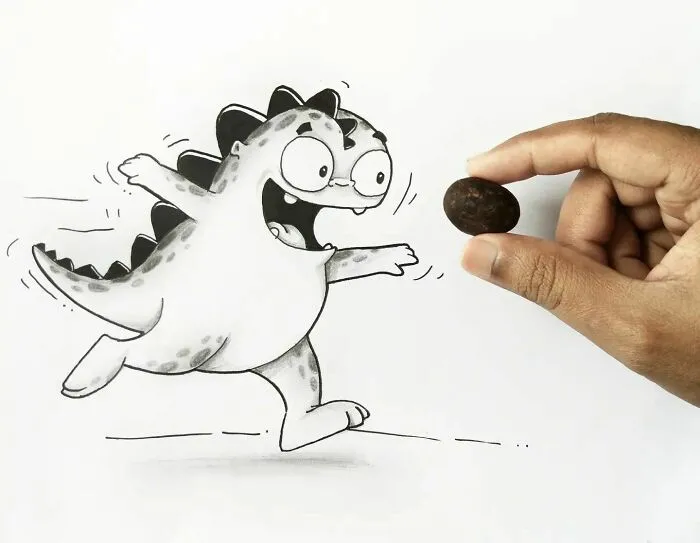 Drogo’s Latest Adventures: 42 Illustrations Of An Adorable Dragon Exploring The World