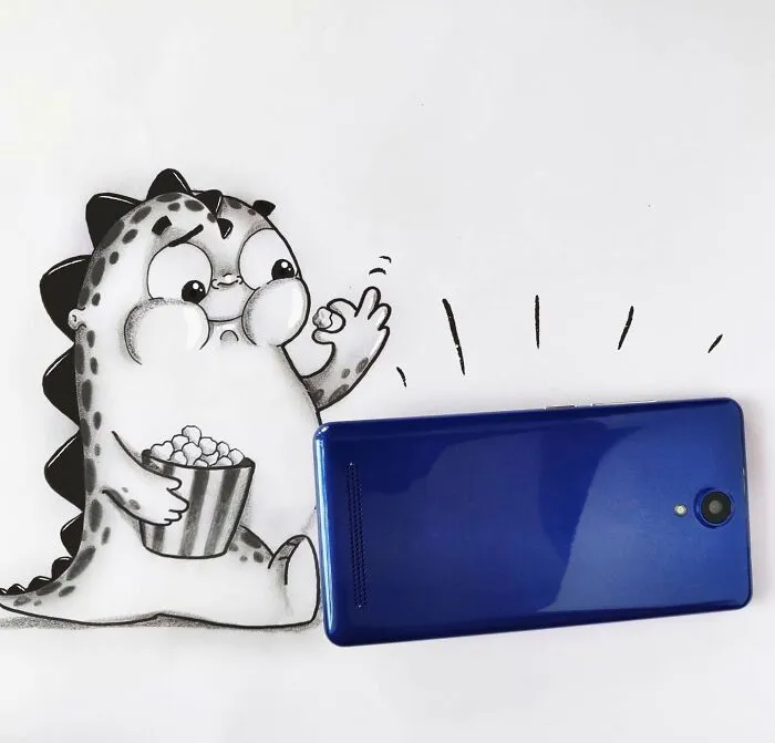 Drogo’s Latest Adventures: 42 Illustrations Of An Adorable Dragon Exploring The World