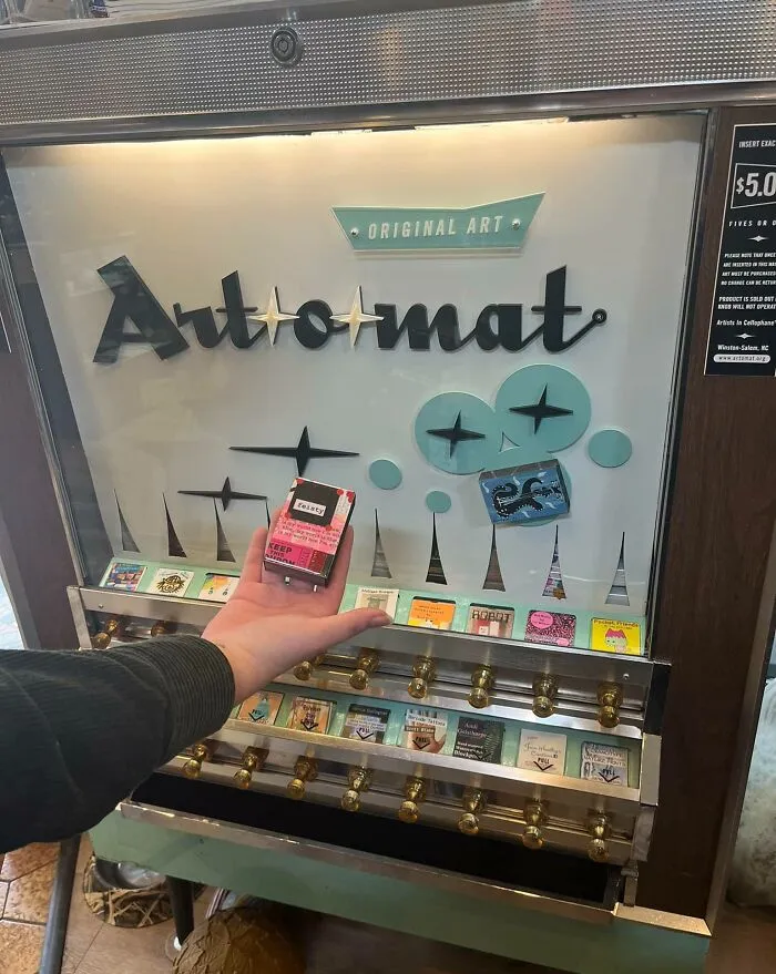 A Shop Repurposed An Old Cigarette Machine To Sell Local Artisans' Work