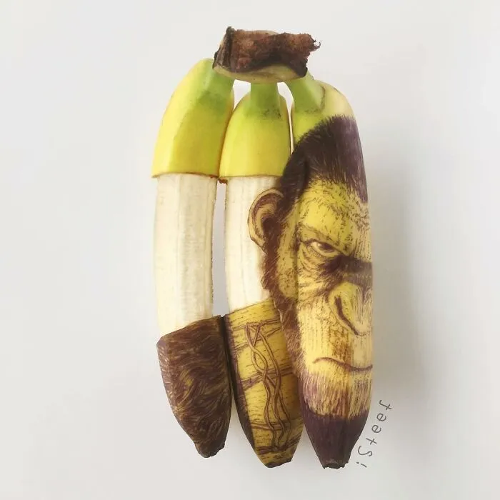 This Artist Transforms Bananas Into Popular Movie Characters, Animals Other Things (79 New Pics)