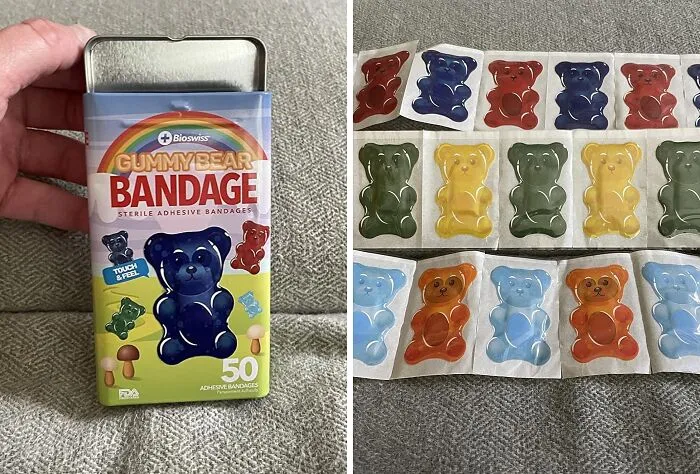 Get <span Style="Font:inherit;color:#d74b1f;"> Gummy Bear Bandages</Span> For That Friend Who Always Has A Million Cuts And Bruises