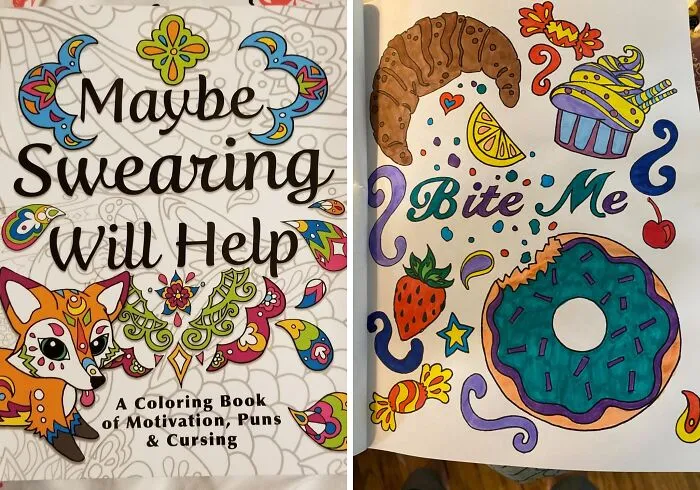 <span Style="Font:inherit;color:#d74b1f;"> Maybe Swearing Will Help Adult Coloring Book Set</Span>: Sometimes Coloring A Mandala Just Isn't Enough