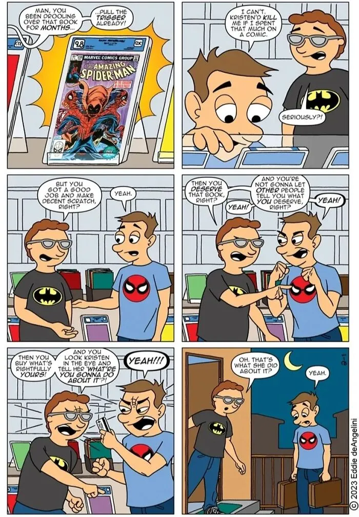 This Artist Creates Comics About Comic Book Collectors, Marriage, And Nerd Pop Culture (31 New Pics)