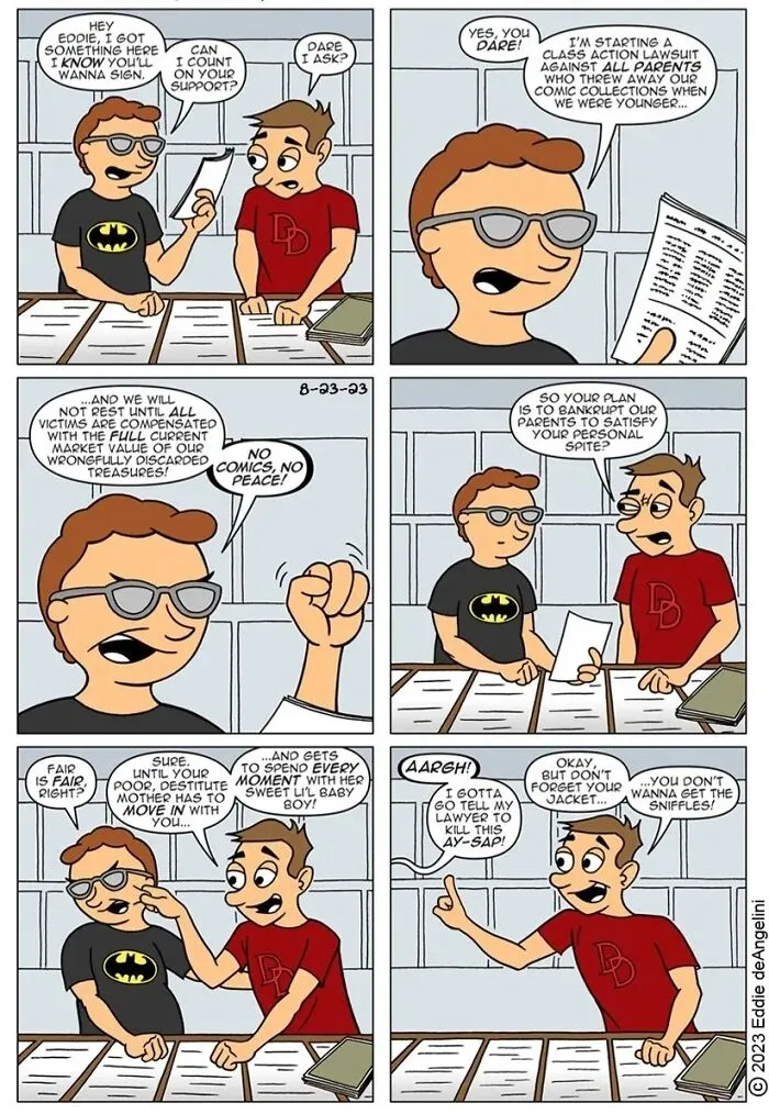 This Artist Creates Comics About Comic Book Collectors, Marriage, And Nerd Pop Culture (31 New Pics)