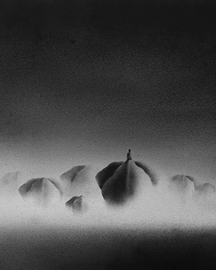 Artist Creates Black-And-White Paintings Reflecting The Bond Between Humans, Nature, And Animals (30 Pics)