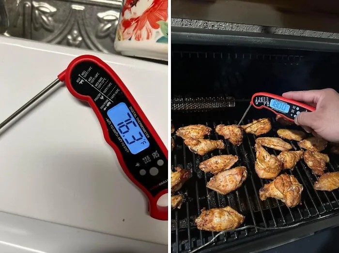 Every Grill Master's Must-Have For Accurate Cooking - Waterproof, Ultra-Fast Alpha Grillers' <span Style="Font:inherit;color:#d74b1f;"> Meat Thermometer</Span>