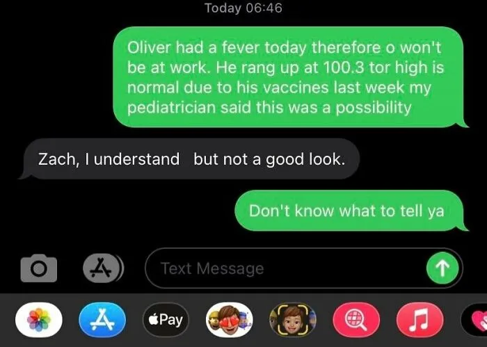 30 Screenshots Of Text Exchanges Featuring Job Resignations, As Shared On This Page