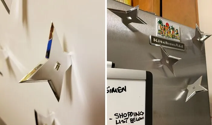 Transform Your Fridge Into A Ninja Dojo With <span Style="Font:inherit;color:#d74b1f;"> Ninja Star Magnets</Span>