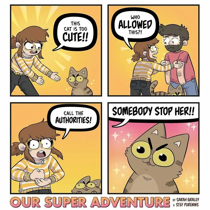 Love And Cats: 30 Hilariously Relatable Comics Inspired By This Artist's Real Life (New Pics)