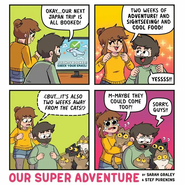 Love And Cats: 30 Hilariously Relatable Comics Inspired By This Artist's Real Life (New Pics)