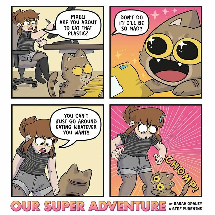 Love And Cats: 30 Hilariously Relatable Comics Inspired By This Artist's Real Life (New Pics)