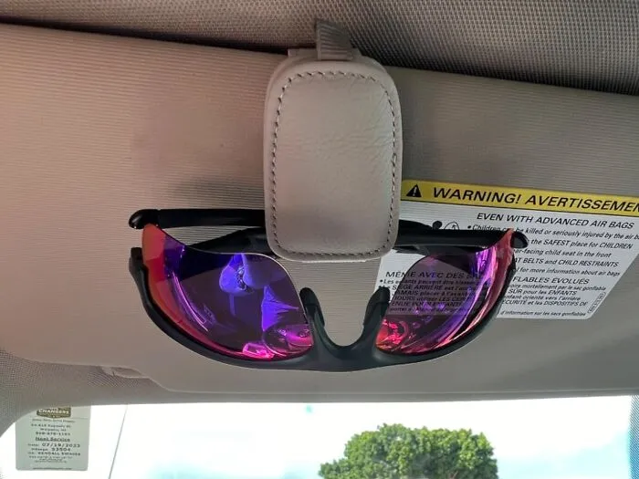 Keep Your Shades Scratch-Free And Within Reach With This Nifty <span Style="Font:inherit;color:#d74b1f;"> Sunglasses Holder </Span>