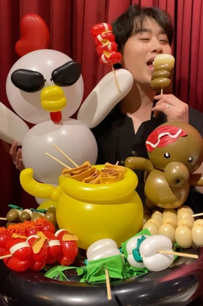 Korean Artist Jiwon Lee Crafts Stunning Balloon Food That Looks Good Enough to Eat (43 Pics)