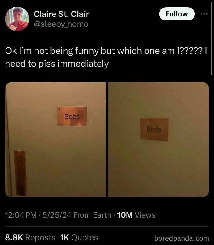 To Go To The Bathroom