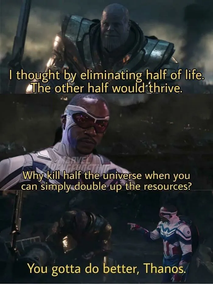 You Can’t Escape His Lecture No Matter You Are Thanos!
