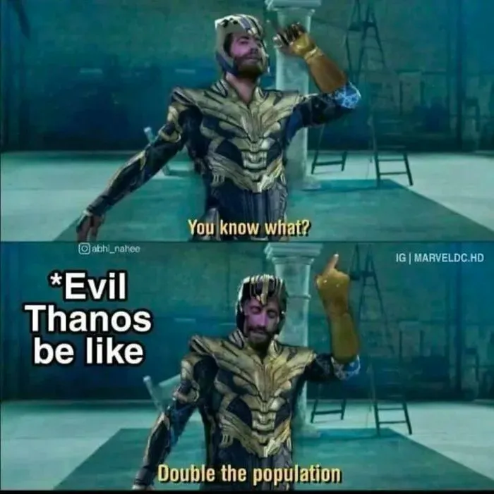 Evil Thanos Be Like