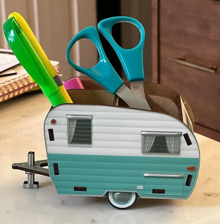 <a style="display:inline;" href="https://www.amazon.com/Fred-Happy-Camper-Vintage-Pencil/dp/B07KMLB2GS?ie=UTF8&linkCode=ll1&tag=bphawk-20&linkId=4aa5f567ead212fa72f3bbe7c3c79566&language=en_US&ref_=as_li_ss_tl " target="_blank"> The Sad Truth Is, While Everyone Is On Holiday In Their Campers, You Just Have This <span Style="Font:inherit;color:#d74b1f;"> Vintage Camper Pencil Holder </Span> To Look At