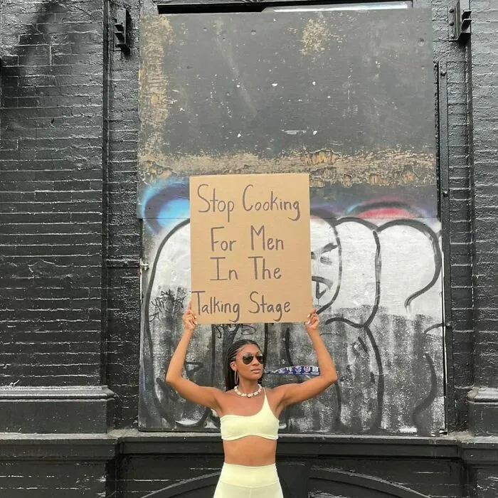 45 Times “Dudette With Sign” Did Everyone A Public Service And Protested Irritating Things (New Pics)