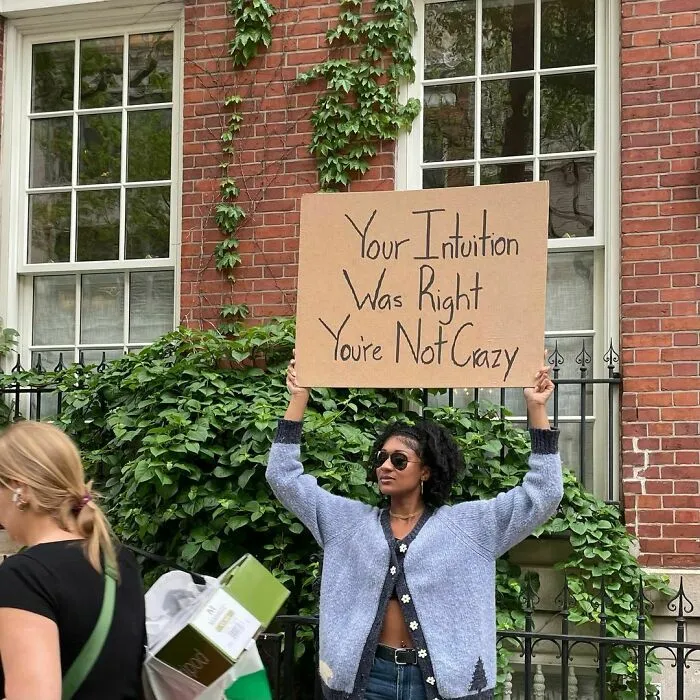45 Times “Dudette With Sign” Did Everyone A Public Service And Protested Irritating Things (New Pics)