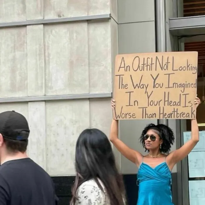 45 Times “Dudette With Sign” Did Everyone A Public Service And Protested Irritating Things (New Pics)