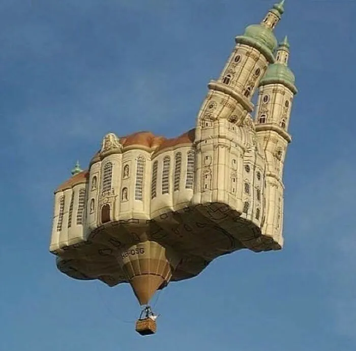 @hayaomiyazaki Un Real Life  #flyingcastle #castle #flying