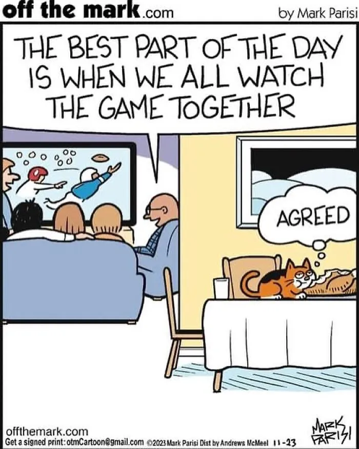 This Artist Sums Up Life With A Cat In His 40 Funny Cartoons