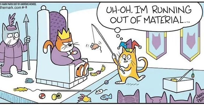 This Artist Sums Up Life With A Cat In His 40 Funny Cartoons