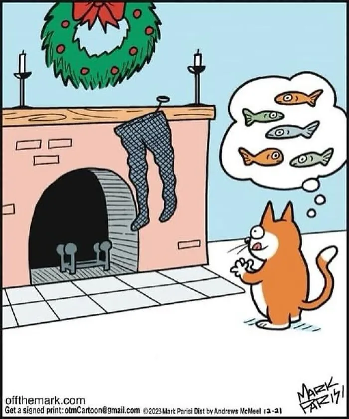 This Artist Sums Up Life With A Cat In His 40 Funny Cartoons