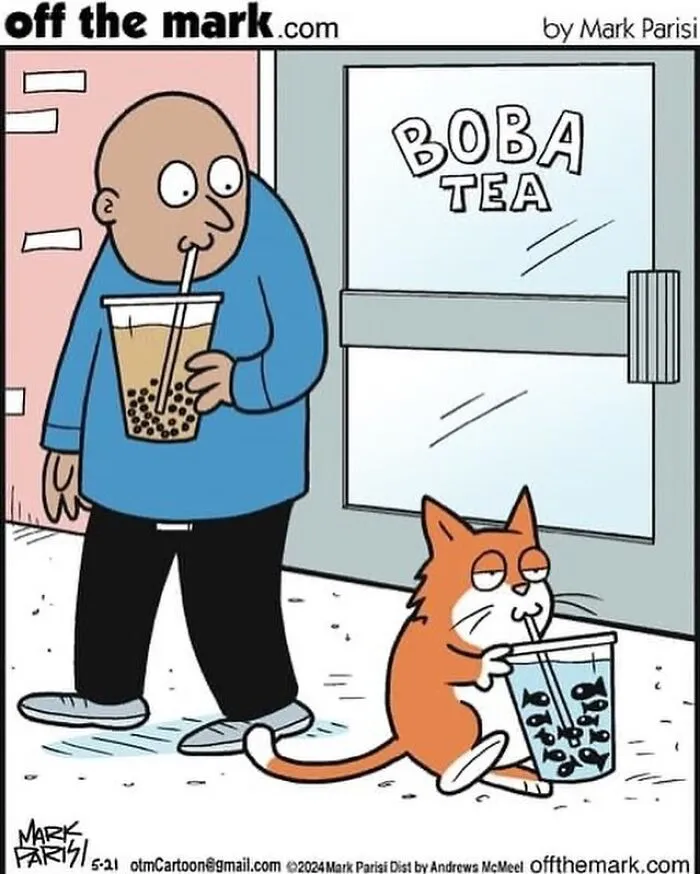 This Artist Sums Up Life With A Cat In His 40 Funny Cartoons