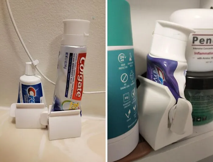<span Style="Font:inherit;color:#d74b1f;"> Rolling Tube Toothpaste Squeezer </Span>: Stop Gripping Your Toothpaste Like A Caveman And Get It Evenly Finished From The Bottom Up