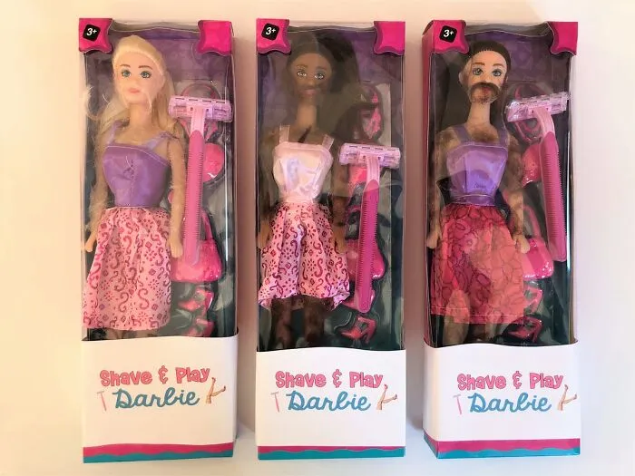 The <span Style="Font:inherit;color:#d74b1f;"> Shave & Play Darbie  </Span> Does Not Discriminate 